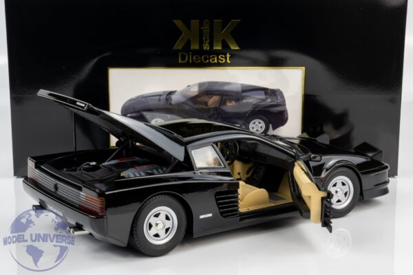 KK Scale - 1:12 Ferrari Testarossa Black 1986 - Diecast Model 9 KK Scale KKDC120202 Ferrari Testarossa Black Diecast Model 5