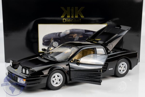KK Scale - 1:12 Ferrari Testarossa Black 1986 - Diecast Model 8 KK Scale KKDC120202 Ferrari Testarossa Black Diecast Model 6