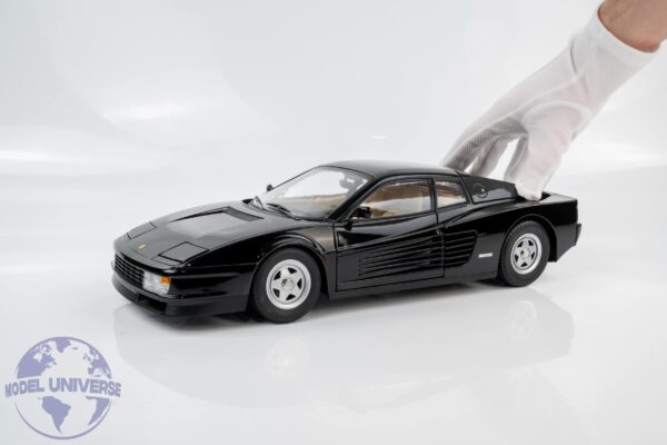 KK Scale - 1:12 Ferrari Testarossa Black 1986 - Diecast Model 11 KK Scale KKDC120202 Ferrari Testarossa Black Diecast Model