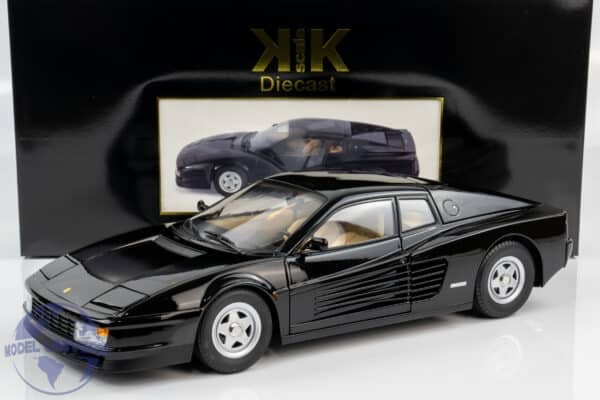 KK Scale KKDC120202 Ferrari Testarossa Black Diecast Model 7