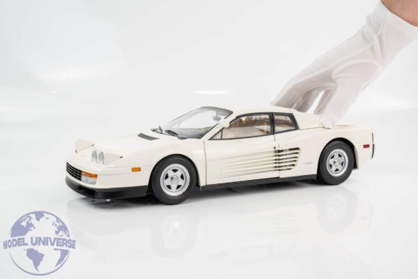 KK Scale - 1:12 Ferrari Testarossa Monospeccio from "Miami Vice" 1984 White - Diecast Model 15 KK Scale KKDC120203 Ferrari Testrossa Miami Vice White 4