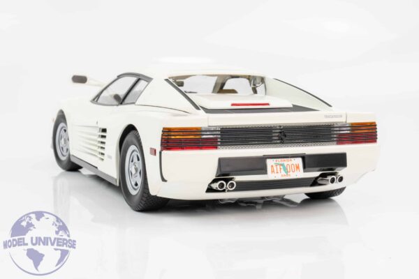 KK Scale - 1:12 Ferrari Testarossa Monospeccio from "Miami Vice" 1984 White - Diecast Model 20 KK Scale KKDC120203 Ferrari Testrossa Miami Vice White 6