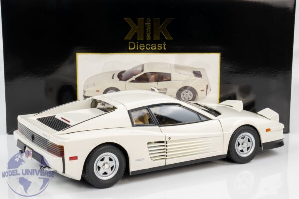 KK Scale - 1:12 Ferrari Testarossa Monospeccio from "Miami Vice" 1984 White - Diecast Model 14 KK Scale KKDC120203 Ferrari Testrossa Miami Vice White 8