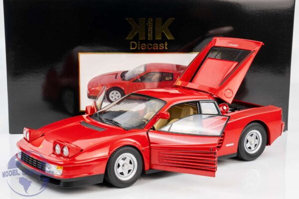 KK Scale - 1:12 Ferrari Testarossa Monospecchio Red 1984 - Diecast Model 12 KK Scale - 1:12 Ferrari Testarossa Monospecchio Red 1984 - Diecast Model