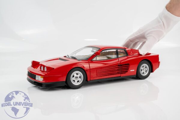 KK Scale - 1:12 Ferrari Testarossa Monospecchio Red 1984 - Diecast Model 15 KK Scale - 1:12 Ferrari Testarossa Monospecchio Red 1984 - Diecast Model