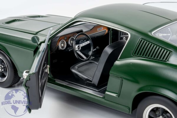 KK Scale - 1:12 Ford Mustang GT Fastback from "Bullitt" Movie 1968 Matt Green - Diecast Model 16 KK Scale - 1:12 Ford Mustang GT Fastback from