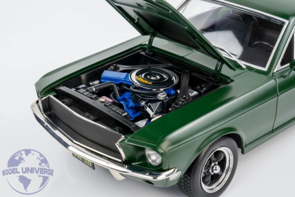 KK Scale - 1:12 Ford Mustang GT Fastback from "Bullitt" Movie 1968 Matt Green - Diecast Model 15 KK Scale - 1:12 Ford Mustang GT Fastback from
