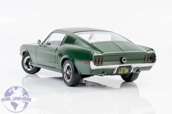 KK Scale - 1:12 Ford Mustang GT Fastback from "Bullitt" Movie 1968 Matt Green - Diecast Model 18 KK Scale - 1:12 Ford Mustang GT Fastback from