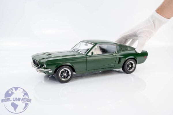 KK Scale - 1:12 Ford Mustang GT Fastback from "Bullitt" Movie 1968 Matt Green - Diecast Model 14 KK Scale - 1:12 Ford Mustang GT Fastback from