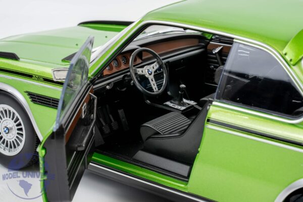 KK Scale - 1:12 BMW 3.0 CSL (E9) 1973 Green Metallic - Diecast Model 15 KK Scale KKDC120231 BMW 3.0 CSL E9 1973 Green Diecast Model 9