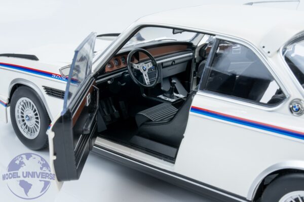 KK Scale - 1:12 BMW 3.0 CSL (E9) 1973 White - Diecast Model 14 KK Scale - 1:12 BMW 3.0 CSL (E9) 1973 White - Diecast Model