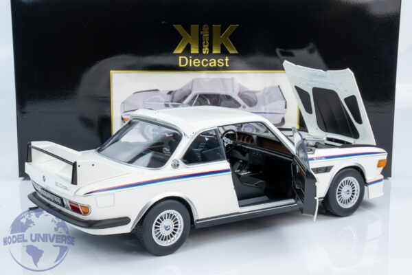 KK Scale - 1:12 BMW 3.0 CSL (E9) 1973 White - Diecast Model 11 KK Scale - 1:12 BMW 3.0 CSL (E9) 1973 White - Diecast Model