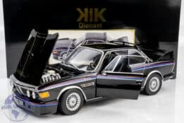 KK Scale KKDC120233 BMW 3.0 CSL E9 1973 Black Diecast Model 3