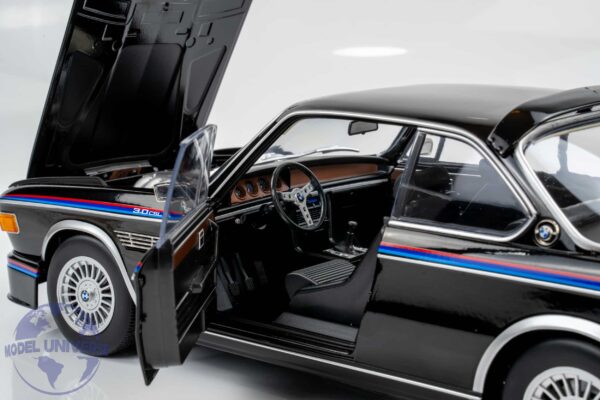 KK Scale - 1:12 BMW 3.0 CSL (E9) 1973 Black - Diecast Model 16 KK Scale KKDC120233 BMW 3.0 CSL E9 1973 Black Diecast Model 6