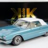 KK Scale - 1:18 Ford Thunderbird Cabriolet 1966 Light Blue Metallic / White Roof - Diecast Model 36 KK Scale - 1:18 Ford Thunderbird Cabriolet 1966 Light Blue Metallic / White Roof - Diecast Model