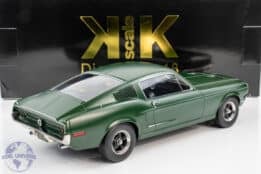 KK Scale - 1:18 Ford Mustang GT Fastback from "Bullitt" Movie Matt Green 1968 - Diecast Model