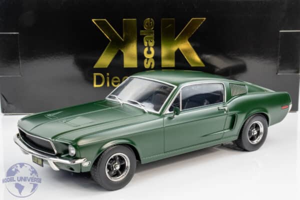 KK Scale - 1:18 Ford Mustang GT Fastback from "Bullitt" Movie Matt Green 1968 - Diecast Model