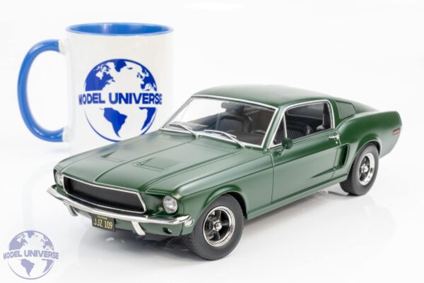 KK Scale - 1:18 Ford Mustang GT Fastback from "Bullitt" Movie Matt Green 1968 - Diecast Model 10 KK Scale - 1:18 Ford Mustang GT Fastback from