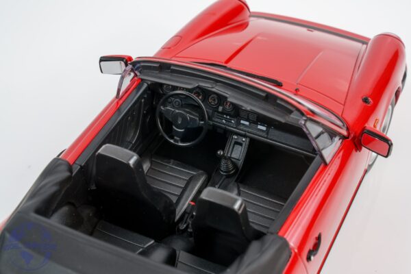 KK Scale - 1:18 Porsche 911 SC Cabrio 1983 Red - Diecast Model 19 KK Scale - 1:18 Porsche 911 SC Cabrio 1983 Red - Diecast Model