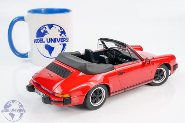 KK Scale - 1:18 Porsche 911 SC Cabrio 1983 Red - Diecast Model 18 KK Scale - 1:18 Porsche 911 SC Cabrio 1983 Red - Diecast Model