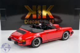 KK Scale - 1:18 Porsche 911 SC Cabrio 1983 Red - Diecast Model