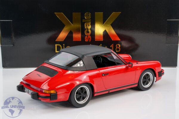 KK Scale - 1:18 Porsche 911 SC Cabrio 1983 Red - Diecast Model 14 KK Scale - 1:18 Porsche 911 SC Cabrio 1983 Red - Diecast Model