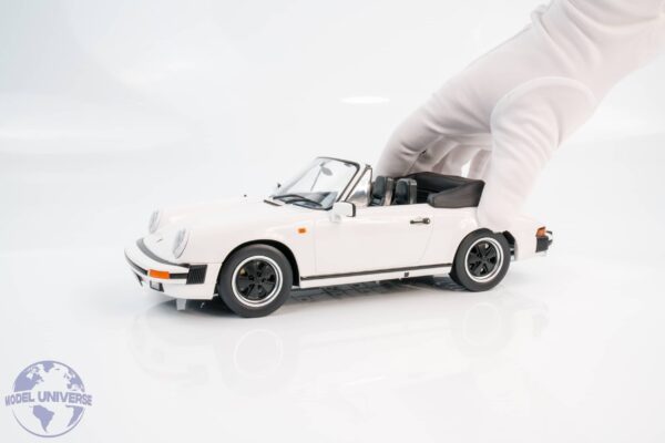 KK Scale - 1:18 Porsche 911 SC Cabrio 1983 White - Diecast Model 15 KK Scale - 1:18 Porsche 911 SC Cabrio 1983 White - Diecast Model