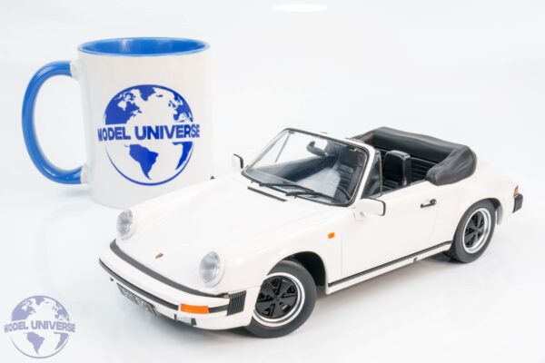 KK Scale - 1:18 Porsche 911 SC Cabrio 1983 White - Diecast Model 17 KK Scale - 1:18 Porsche 911 SC Cabrio 1983 White - Diecast Model