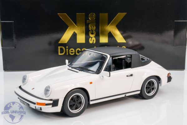 KK Scale - 1:18 Porsche 911 SC Cabrio 1983 White - Diecast Model 12 KK Scale - 1:18 Porsche 911 SC Cabrio 1983 White - Diecast Model