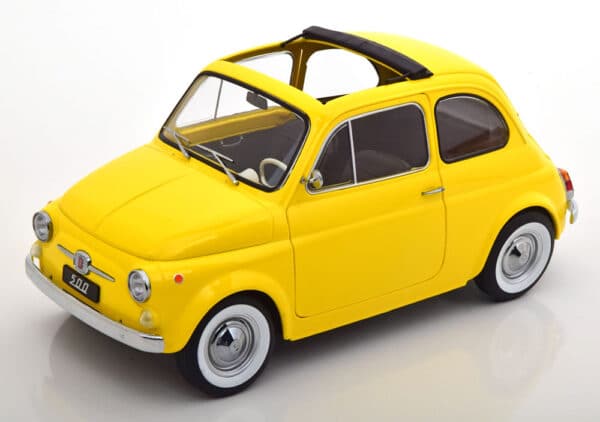 KK Scale - 1:12 Fiat 500 1968 Yellow