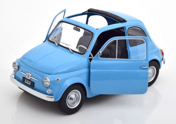 kk scale - 1:12 fiat 500f 1968 light blue