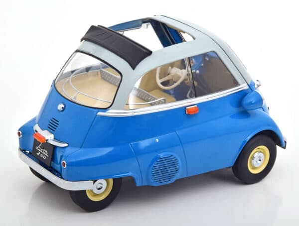kk scale - 1:12 bmw 250 isetta 1959 blue/light blue