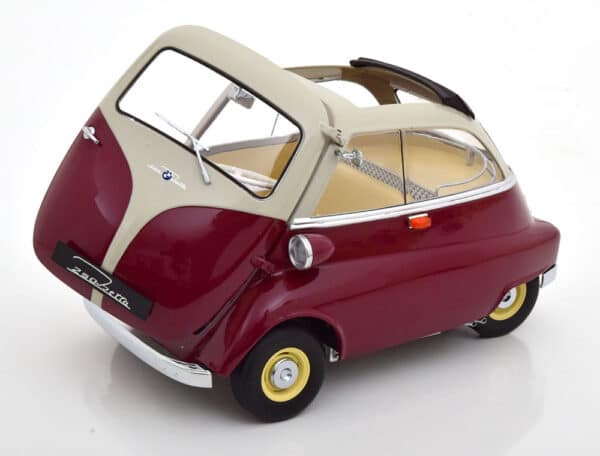 kk scale - 1:12 bmw 250 isetta 1959 dark red/light grey
