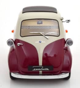 kk scale - 1:12 bmw 250 isetta 1959 dark red/light grey