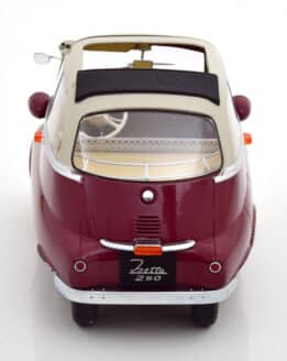 kk scale - 1:12 bmw 250 isetta 1959 dark red/light grey