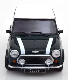 kk scale - 1:12 mini cooper dark green/white (lhd)