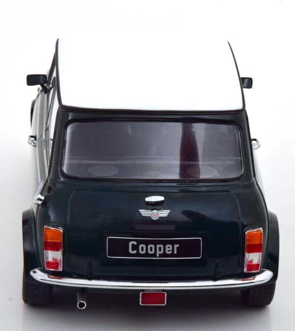 kk scale - 1:12 mini cooper dark green/white (lhd)