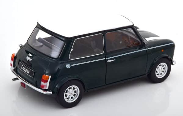 kk scale - 1:12 mini cooper dark green/white (rhd)