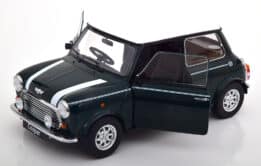 kk scale - 1:12 mini cooper dark green/white (rhd)