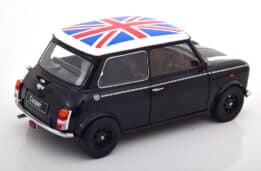 kk scale - 1:12 mini cooper black/white w/union jack (rhd)