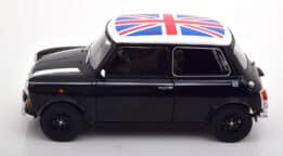 kk scale - 1:12 mini cooper black/white w/union jack (rhd)