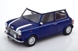 kk scale - 1:12 mini cooper blue metallic/white (lhd)