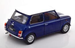 kk scale - 1:12 mini cooper blue metallic/white (lhd)