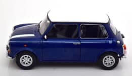 kk scale - 1:12 mini cooper blue metallic/white (rhd)