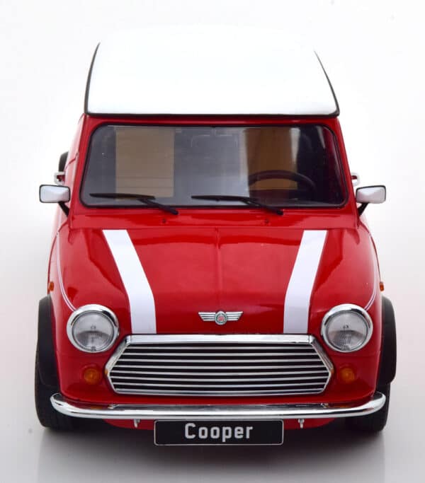 kk scale - 1:12 mini cooper red/white (lhd)