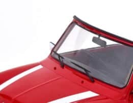 kk scale - 1:12 mini cooper red/white (rhd)