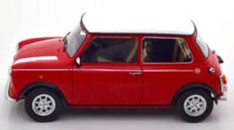 kk scale - 1:12 mini cooper red/white (rhd)