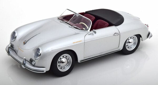 kk scale - 1:12 porsche 356a speedster silver (1955)