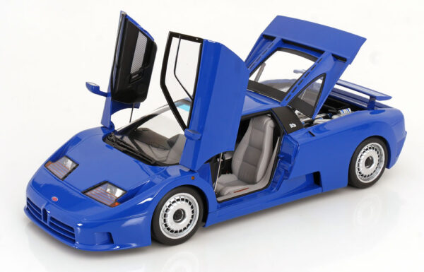 KK Scale 1:12 Bugatti EB110 1991 Blue Diecast Model (KKDC120131)