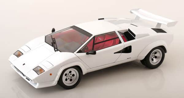 KK Scale 1:12 Lamborghini Countach LP 5000S QV 1985 White Diecast Model
